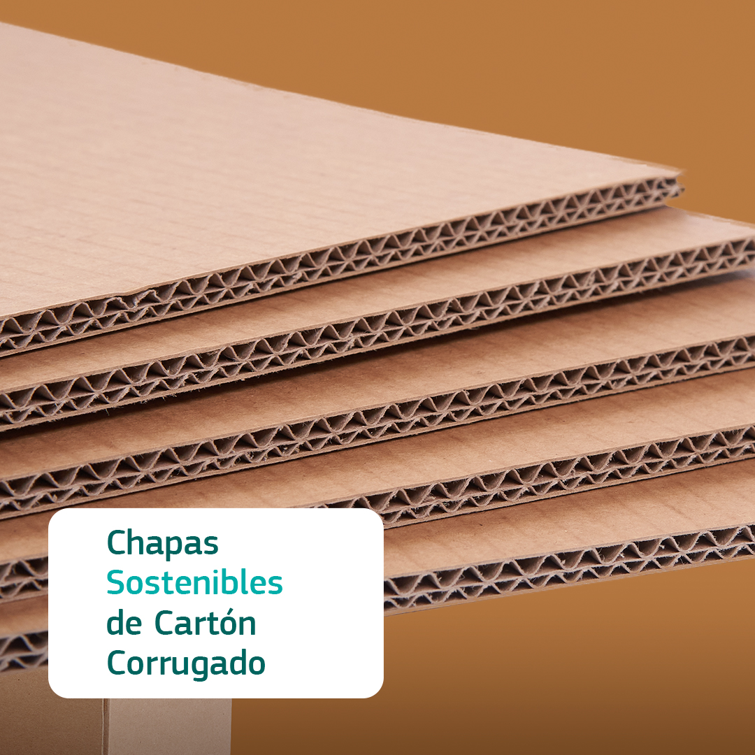 Chapas Sostenibles de Cartón Corrugado